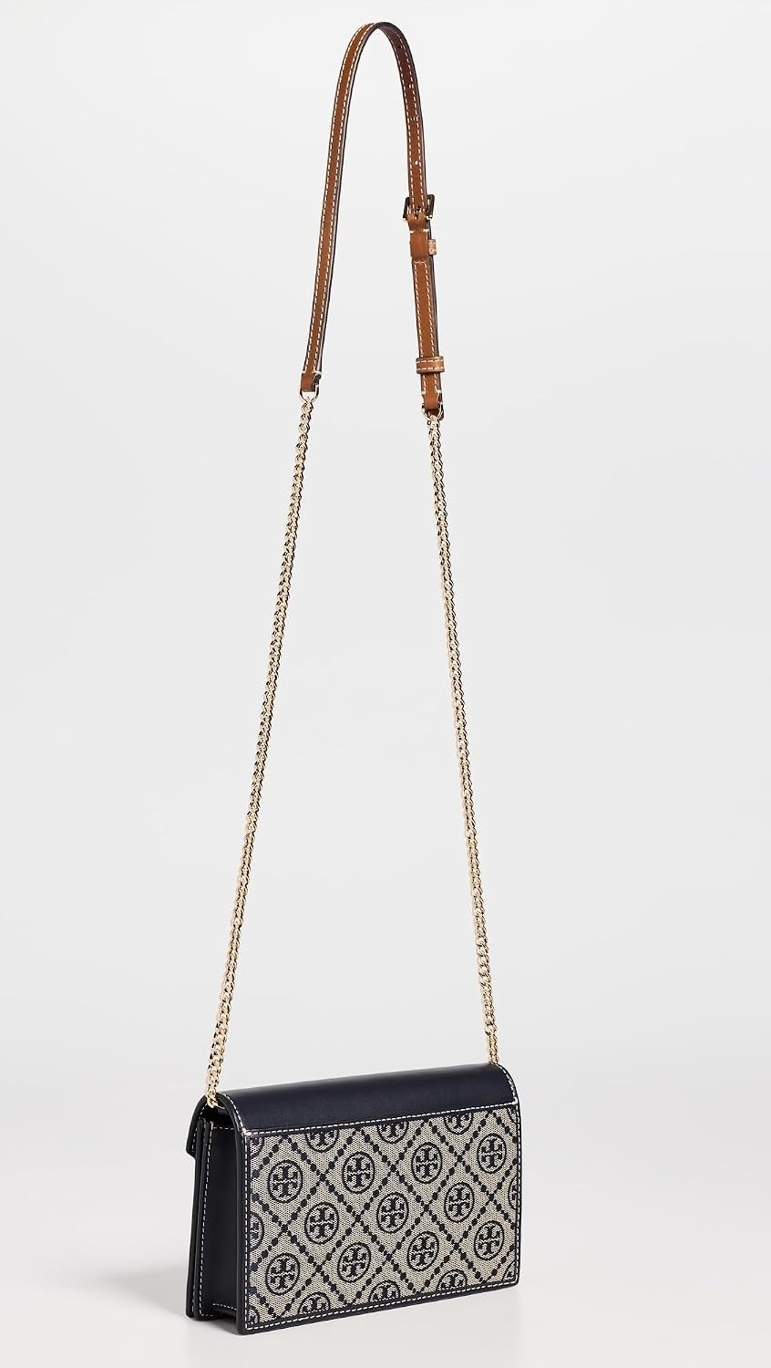 image:imageTory Burch Womens T Monogram Envelope Wallet On ChainTory Navy
