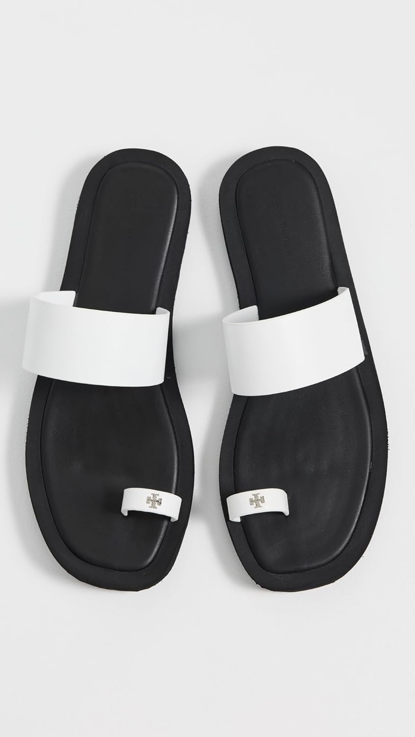 image:imageTory Burch Womens Toe Ring Flip FlopsCloudPerfect Black