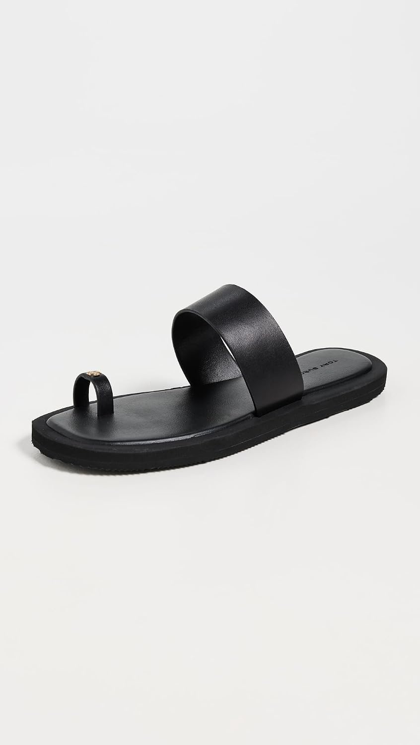 image:imageTory Burch Womens Toe Ring Flip FlopsPerfect BlackPerfect Black