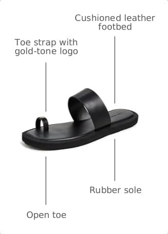 image:imageTory Burch Womens Toe Ring Flip FlopsPerfect BlackPerfect Black