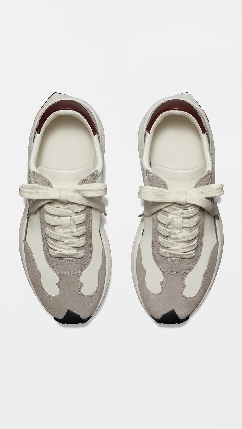 image:imageTory Burch Womens Tory TrainersBlancOstricaBordeaux