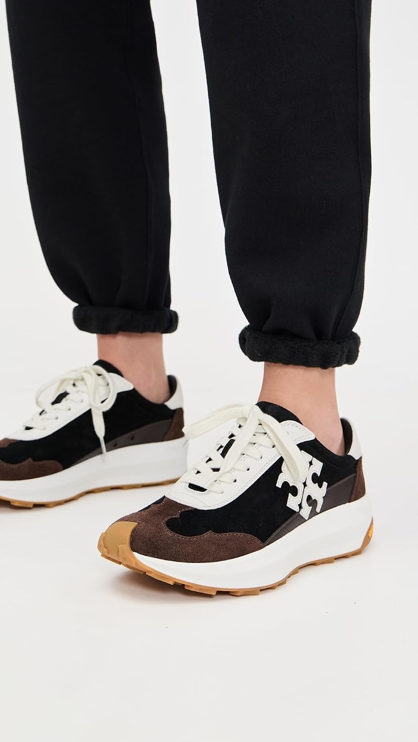 image:imageTory Burch Womens Tory TrainersPerfect BlackBlancCocoa