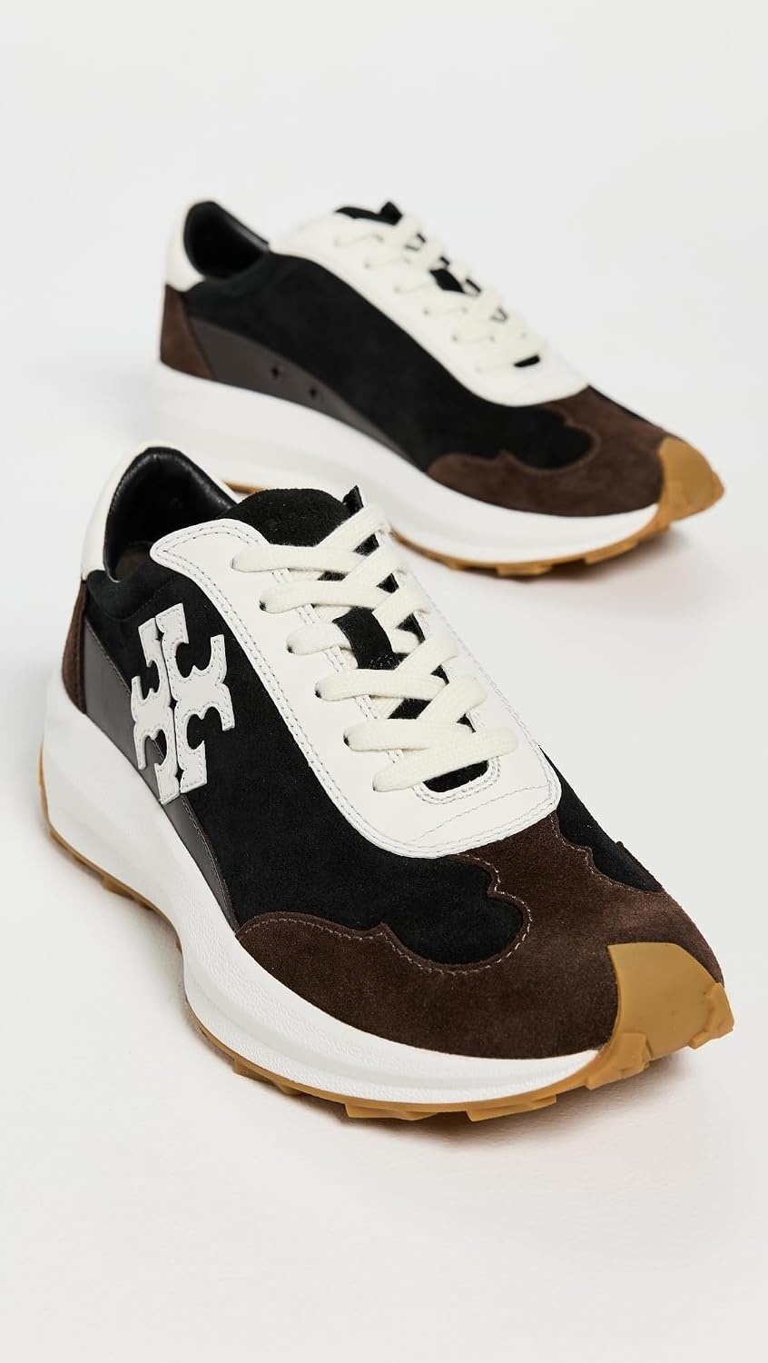 image:imageTory Burch Womens Tory TrainersPerfect BlackBlancCocoa