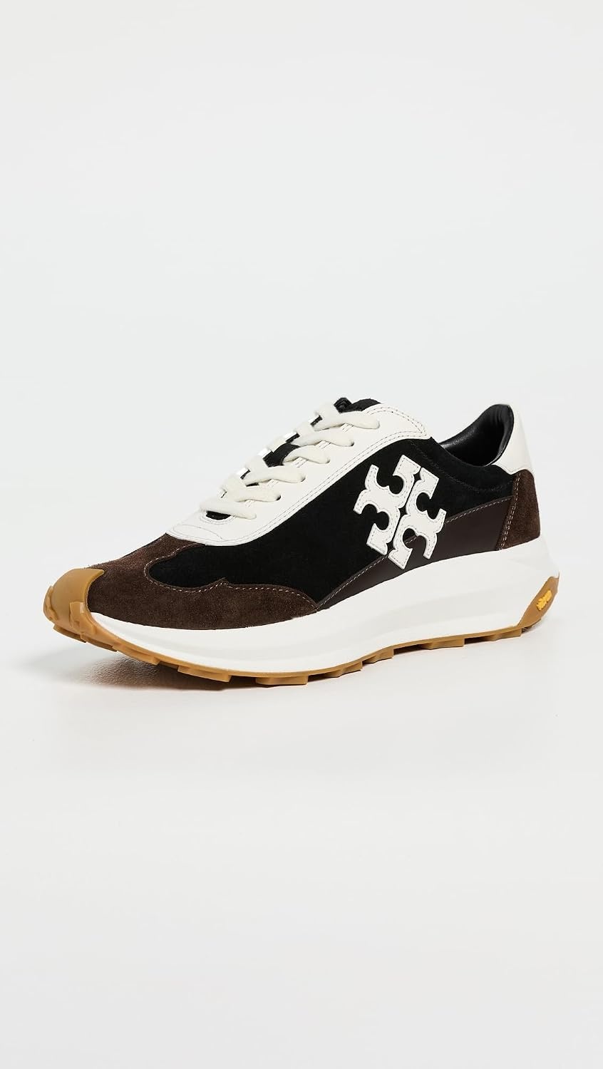 image:imageTory Burch Womens Tory TrainersPerfect BlackBlancCocoa