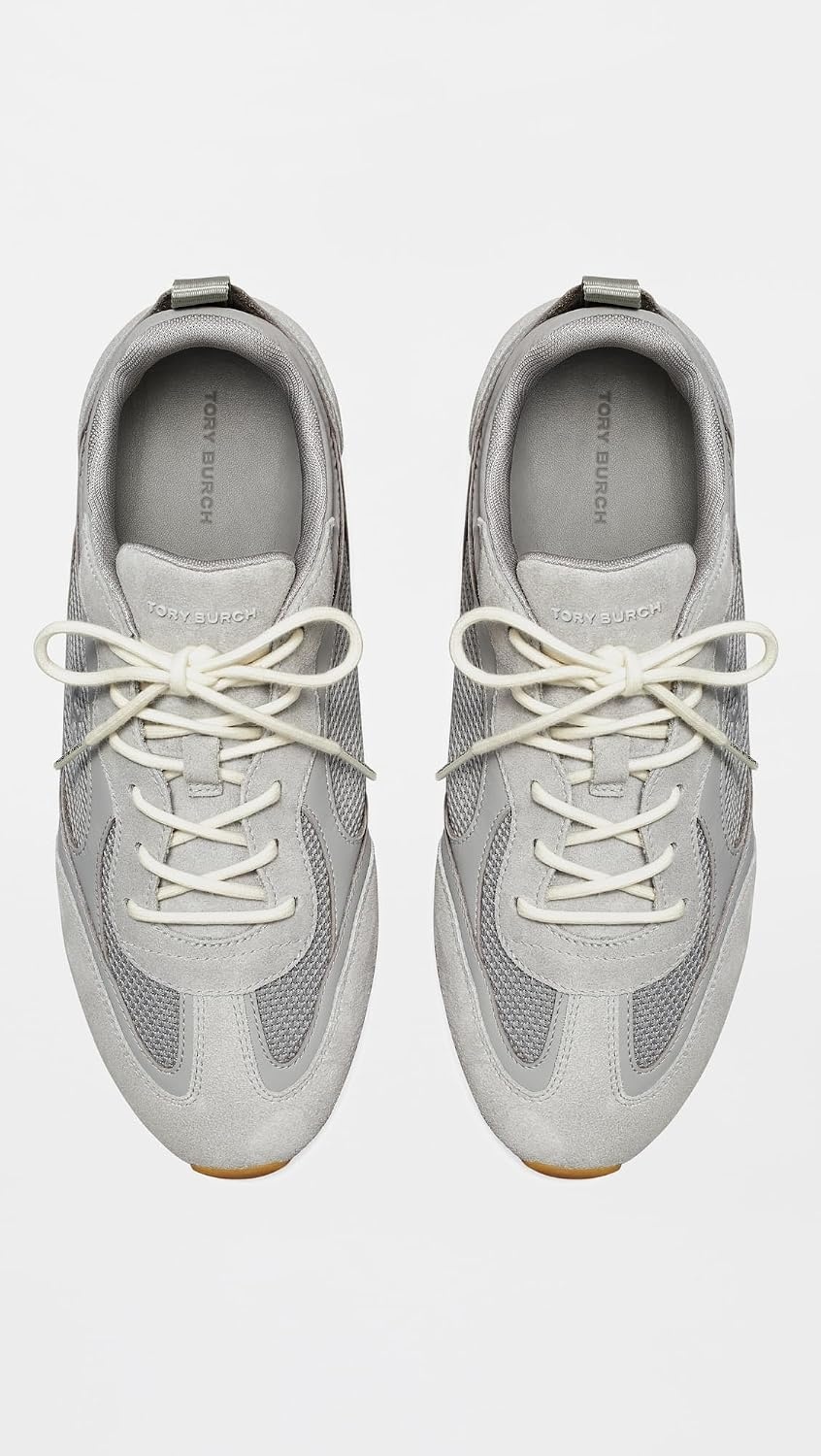 image:imageTory Burch Womens Tory Travel SneakersLoutre Grey