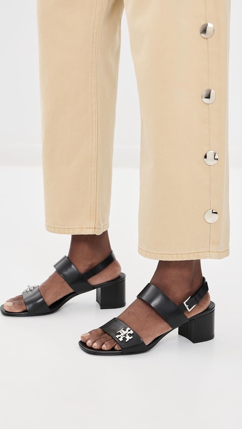 image:imageTory Burch Womens Turnlock Heel SandalsPerfect Black