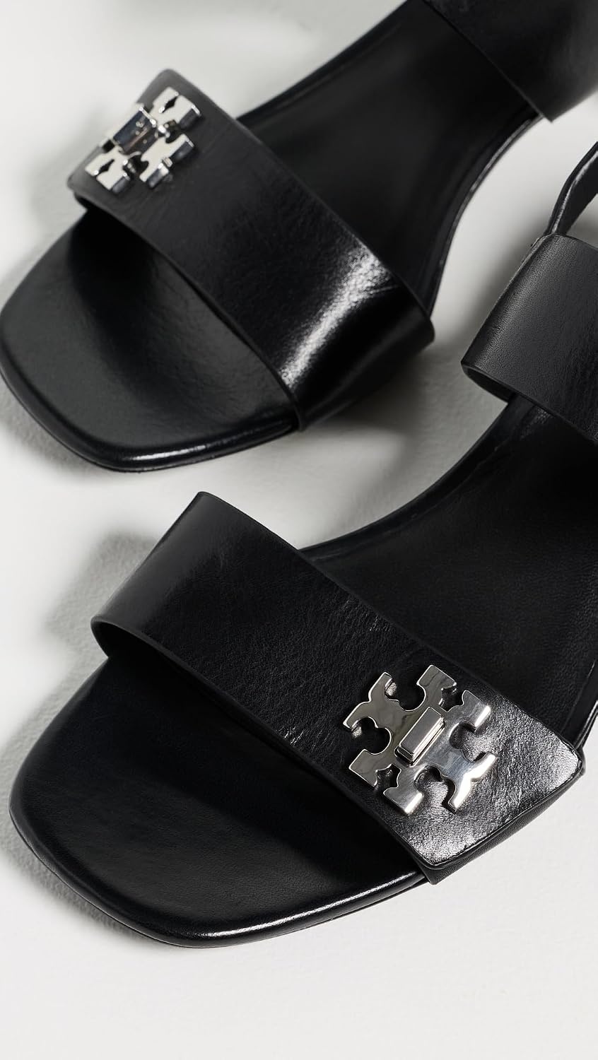 image:imageTory Burch Womens Turnlock Heel SandalsPerfect Black