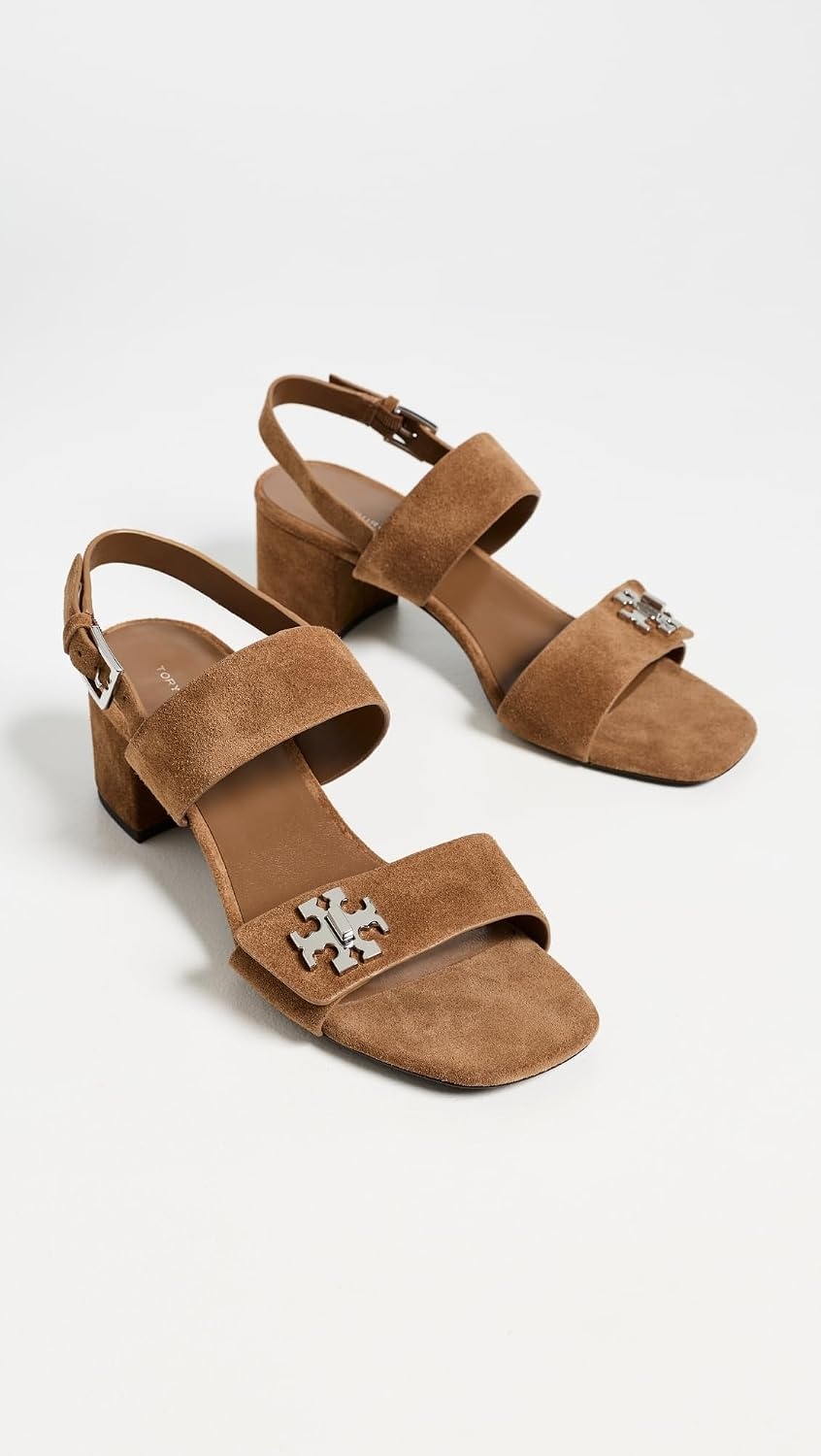 image:imageTory Burch Womens Turnlock Heel SandalsToffee