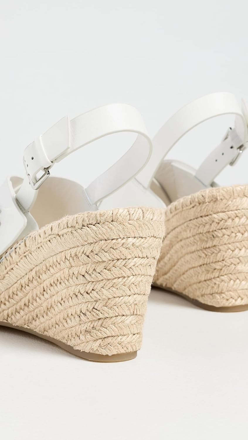 image:imageTory Burch Womens Turnlock Wedge EspadrillesBianco Laredo
