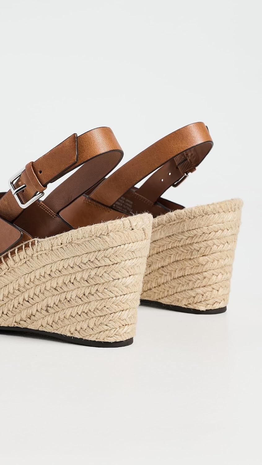 image:imageTory Burch Womens Turnlock Wedge EspadrillesClassic Cuoio