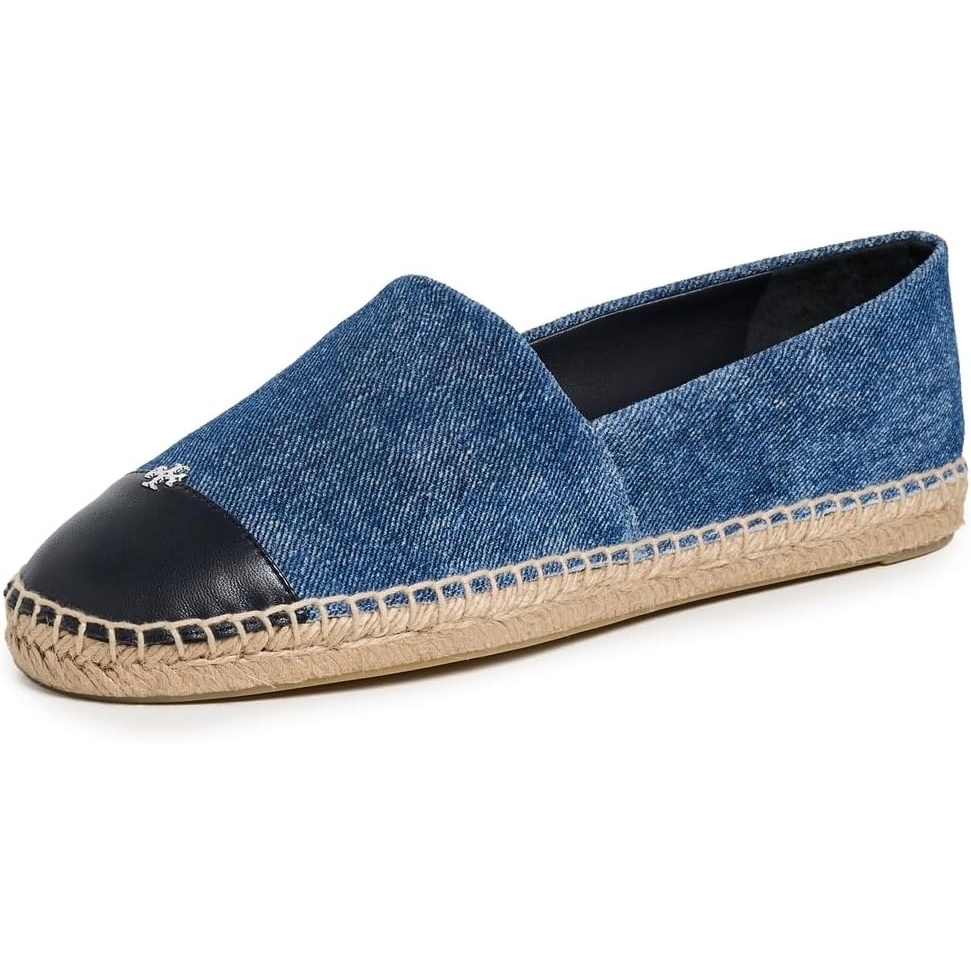 image:imageTory Burch Womens Cap Toe Ballet FlatsDusk DenimNew Navy