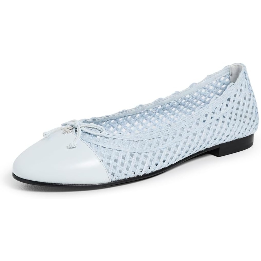 image:imageTory Burch Womens Cap Toe Ballet FlatsLight Blue