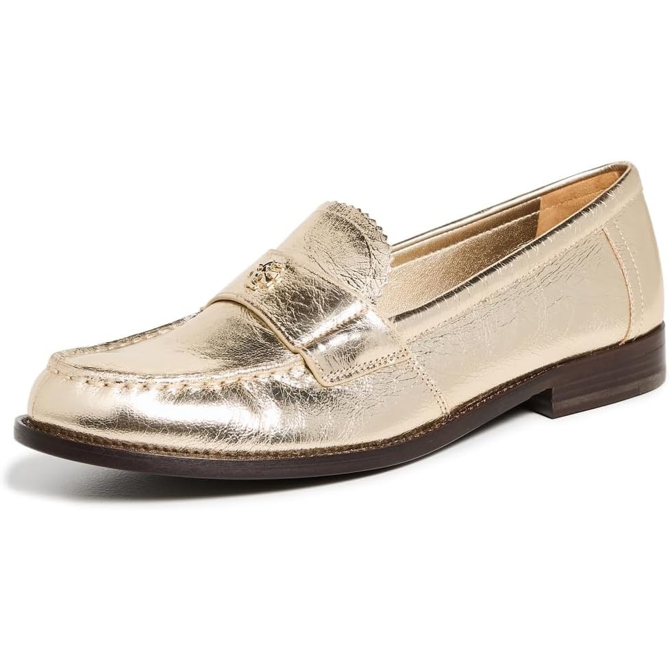 image:imageTory Burch Womens Classic LoafersSpark GoldPlatino