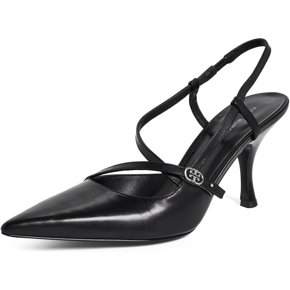 image:imageTory Burch Womens Double T Buckle Strap PumpsPerfect Black