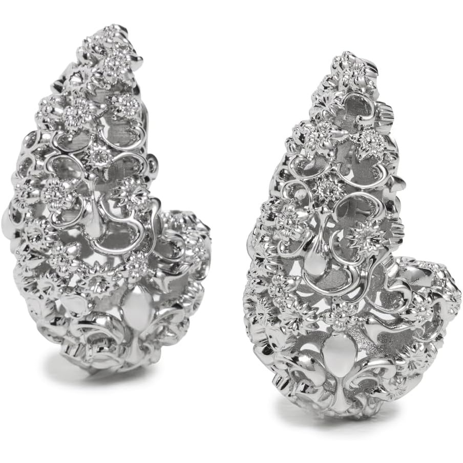 image:imageTory Burch Womens Filigree Wave EarringsTory Silver