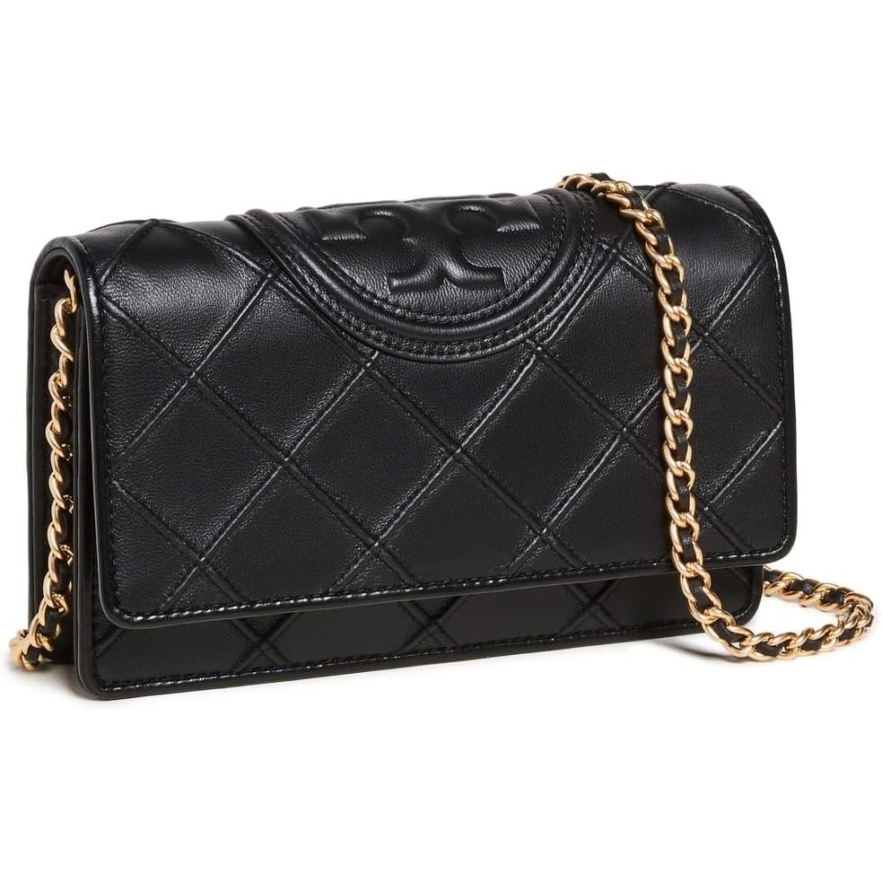 image:imageTory Burch Womens Fleming Soft Chain WalletBlack