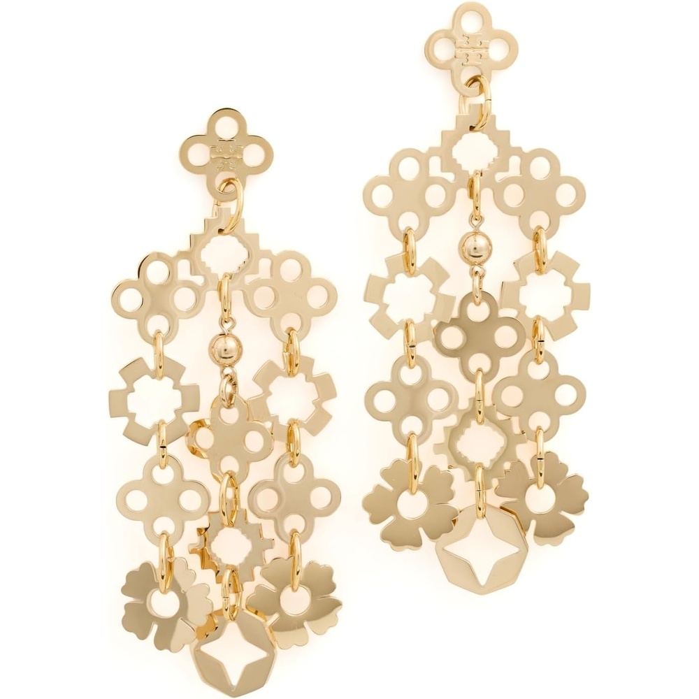 image:imageTory Burch Womens Forget Me Not Chandelier EarringsTory Gold