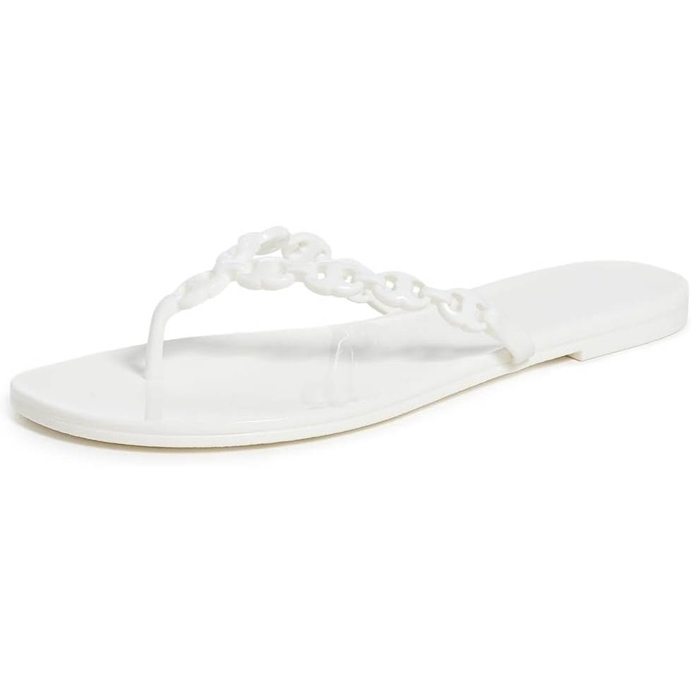 image:imageTory Burch Womens Gemini Link Jelly SandalsBianco