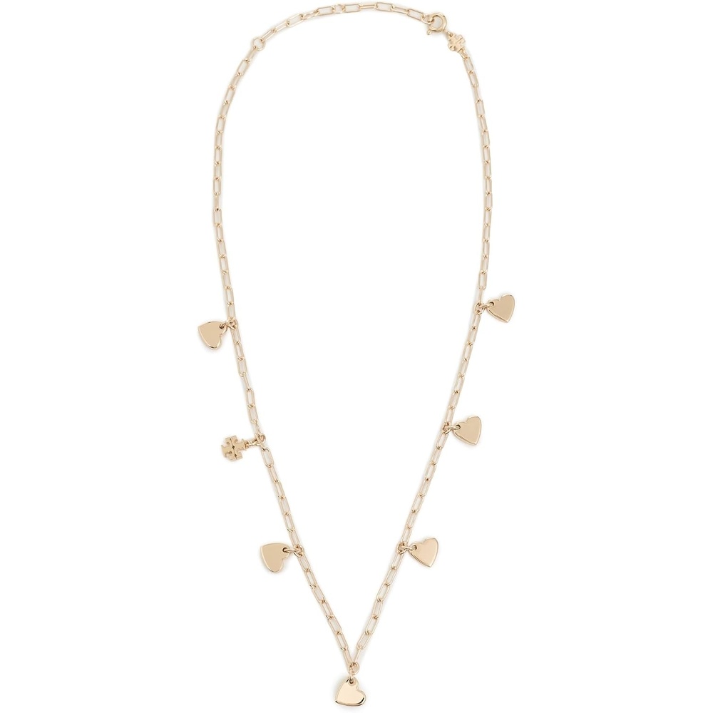 image:imageTory Burch Womens Good Luck Heart NecklaceTory Gold