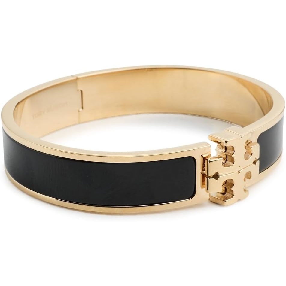 image:imageTory Burch Womens Icon Enamel BraceletTory Gold  Black