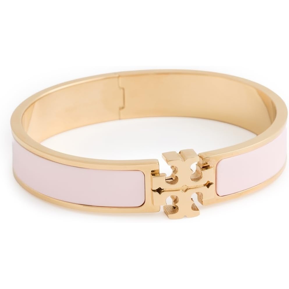 image:imageTory Burch Womens Icon Enamel BraceletTory GoldBallet Pink