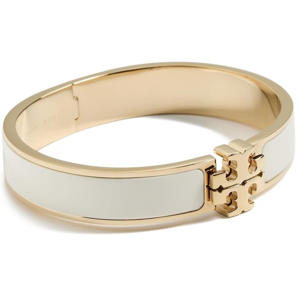 image:imageTory Burch Womens Icon Enamel BraceletTory GoldNew Ivory