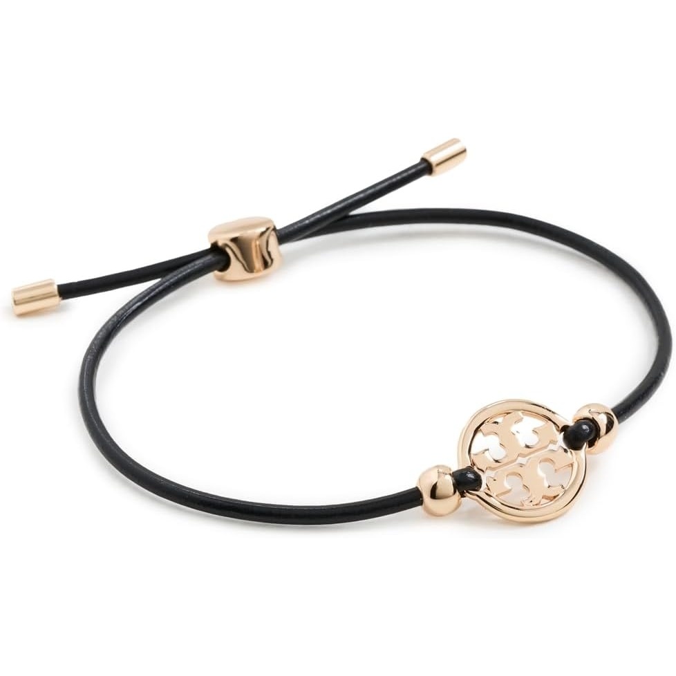 image:imageTory Burch Womens Icon Slider BraceletTory GoldBlack