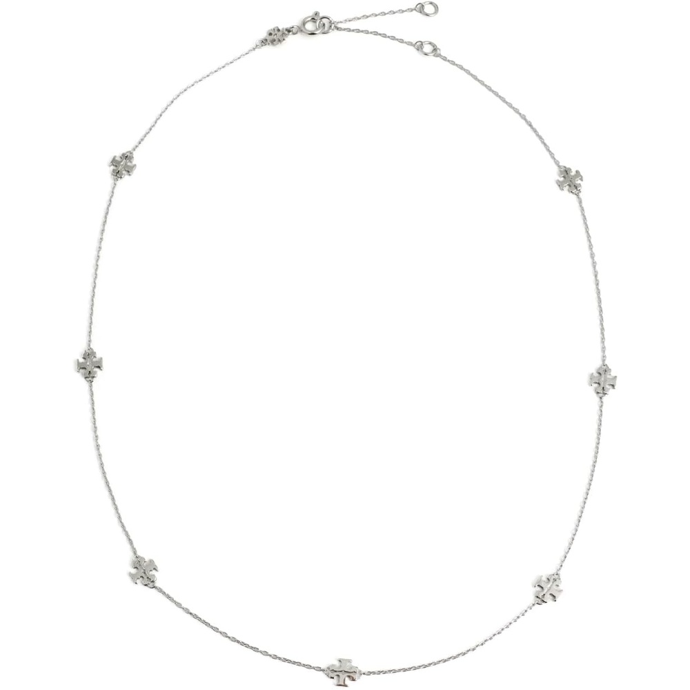 image:imageTory Burch Womens Kira NecklaceTory Silver Mint