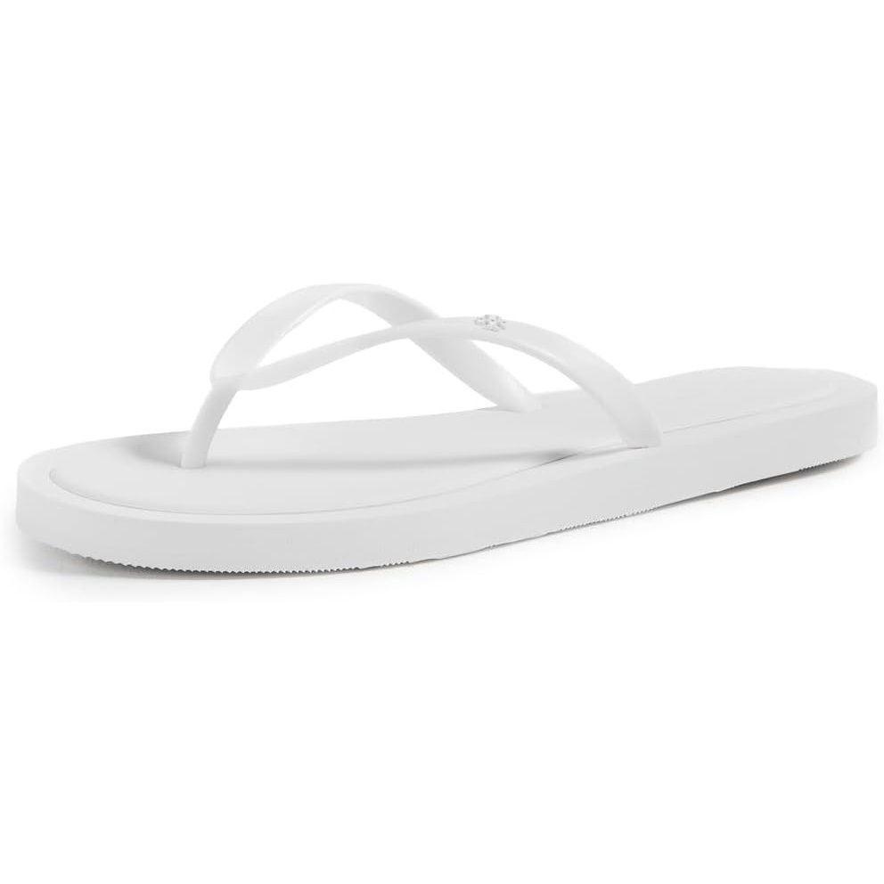 image:imageTory Burch Womens Kira Padded Flip FlopsOptical White