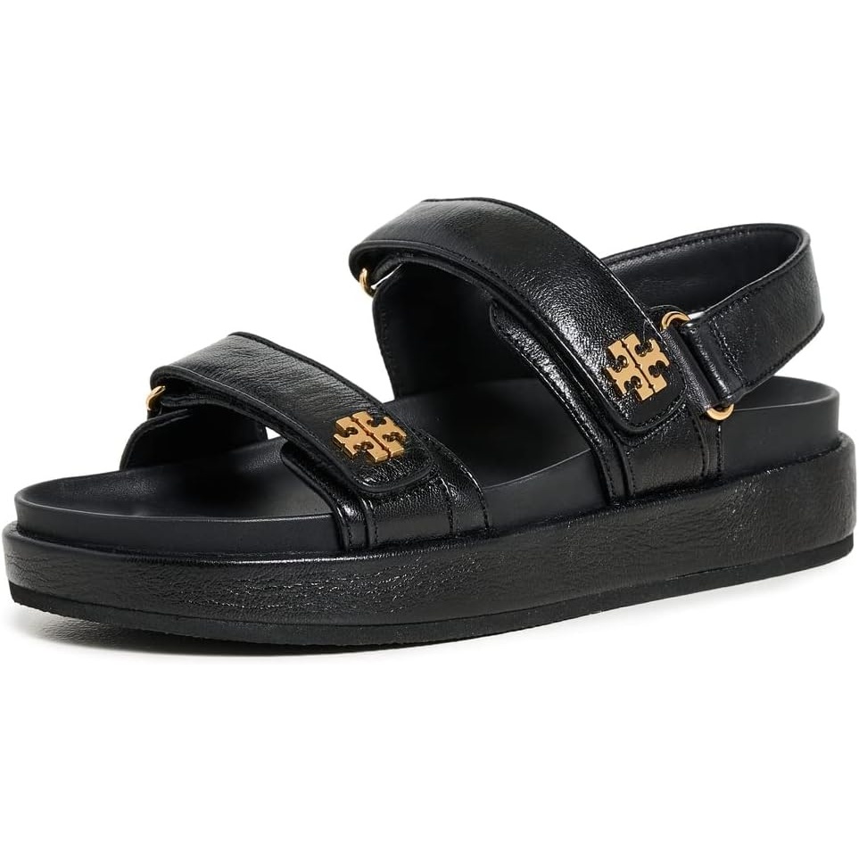 image:imageTory Burch Womens Kira Two Band Sport SandalsPerfect Black