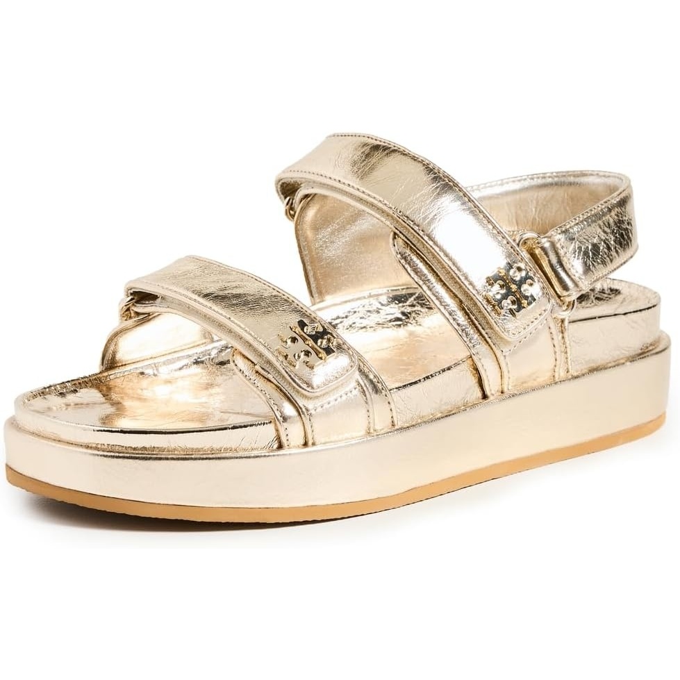 image:imageTory Burch Womens Kira Two Band Sport SandalsSpark Gold