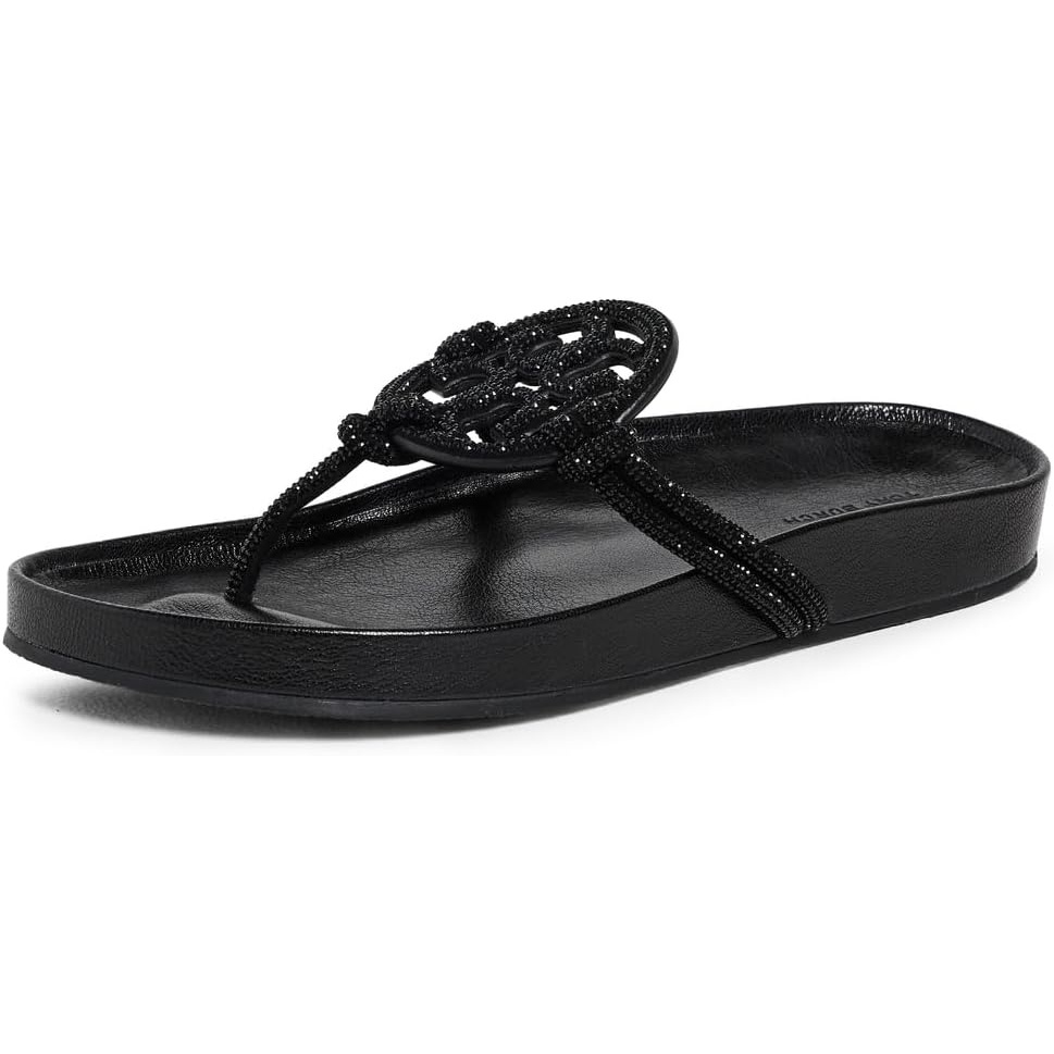 image:imageTory Burch Womens MILLER CLOUD KNOTTED PAVPerfect Black