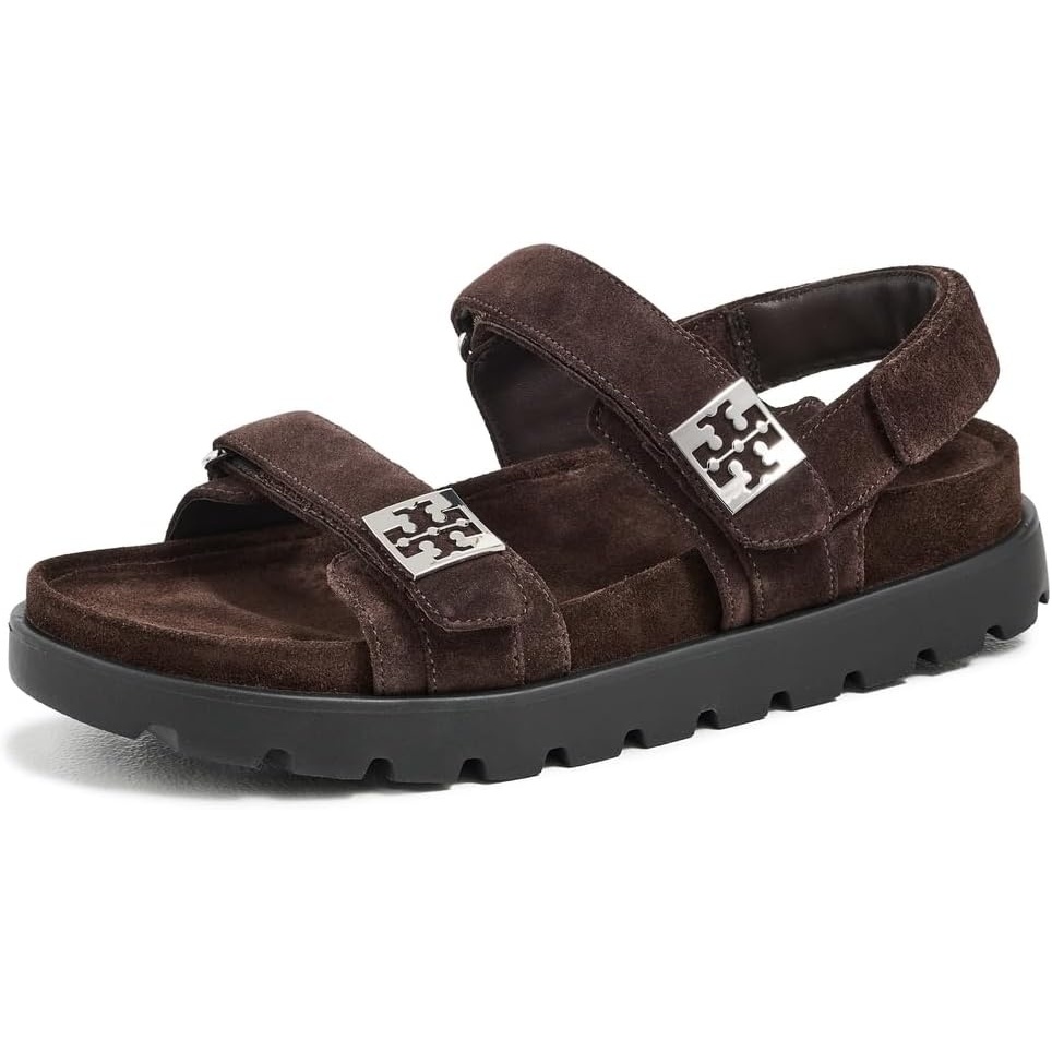 image:imageTory Burch Womens Mellow Sport SandalsDark CocoaPerfect Black