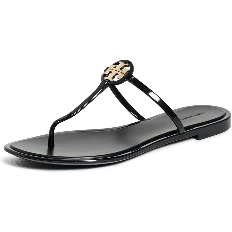 image:imageTory Burch Womens Mini Miller Jelly SandalsPerfect BlackGold
