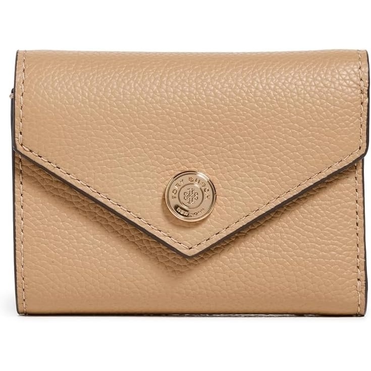image:imageTory Burch Womens Pebble Envelope Small Wallet Biscotti One SizeBiscotti