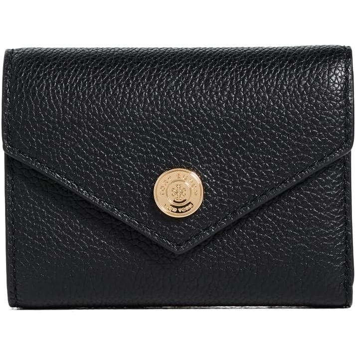 image:imageTory Burch Womens Pebble Envelope Small Wallet Biscotti One SizeBlack