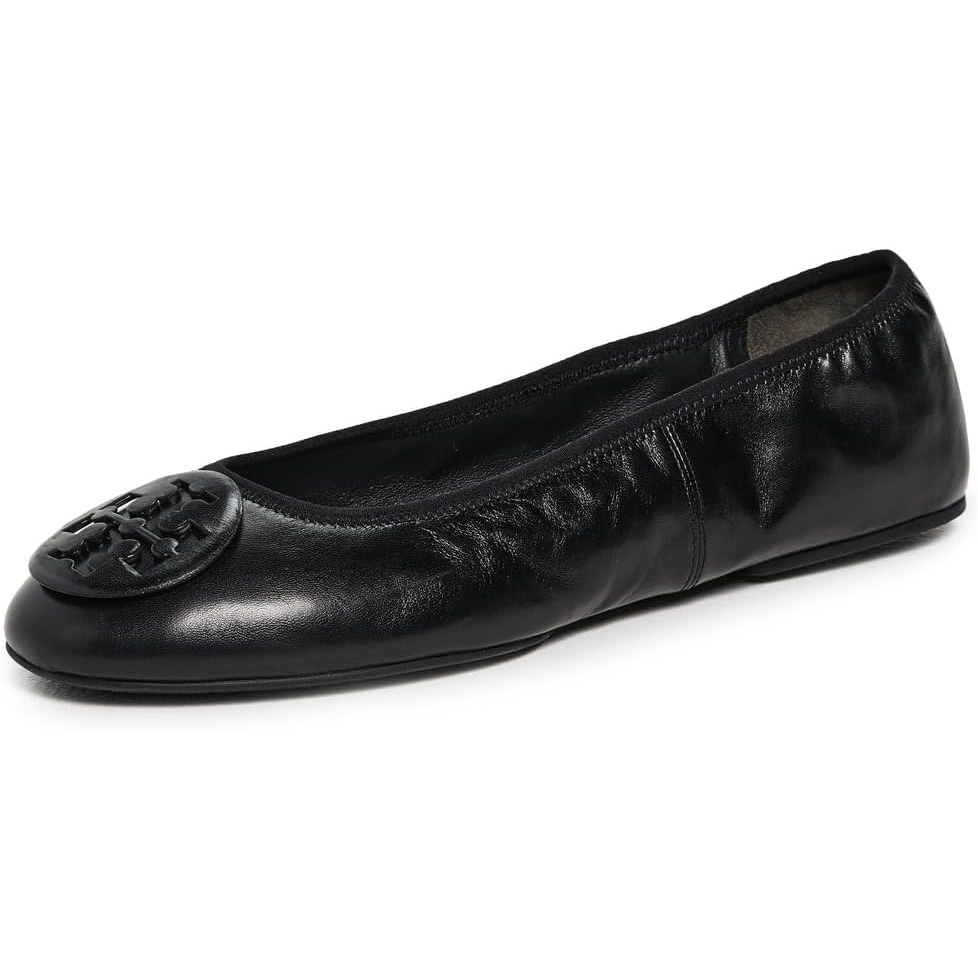 image:imageTory Burch Womens Reva Travel Ballet FlatsPerfect BlackPerfect Black