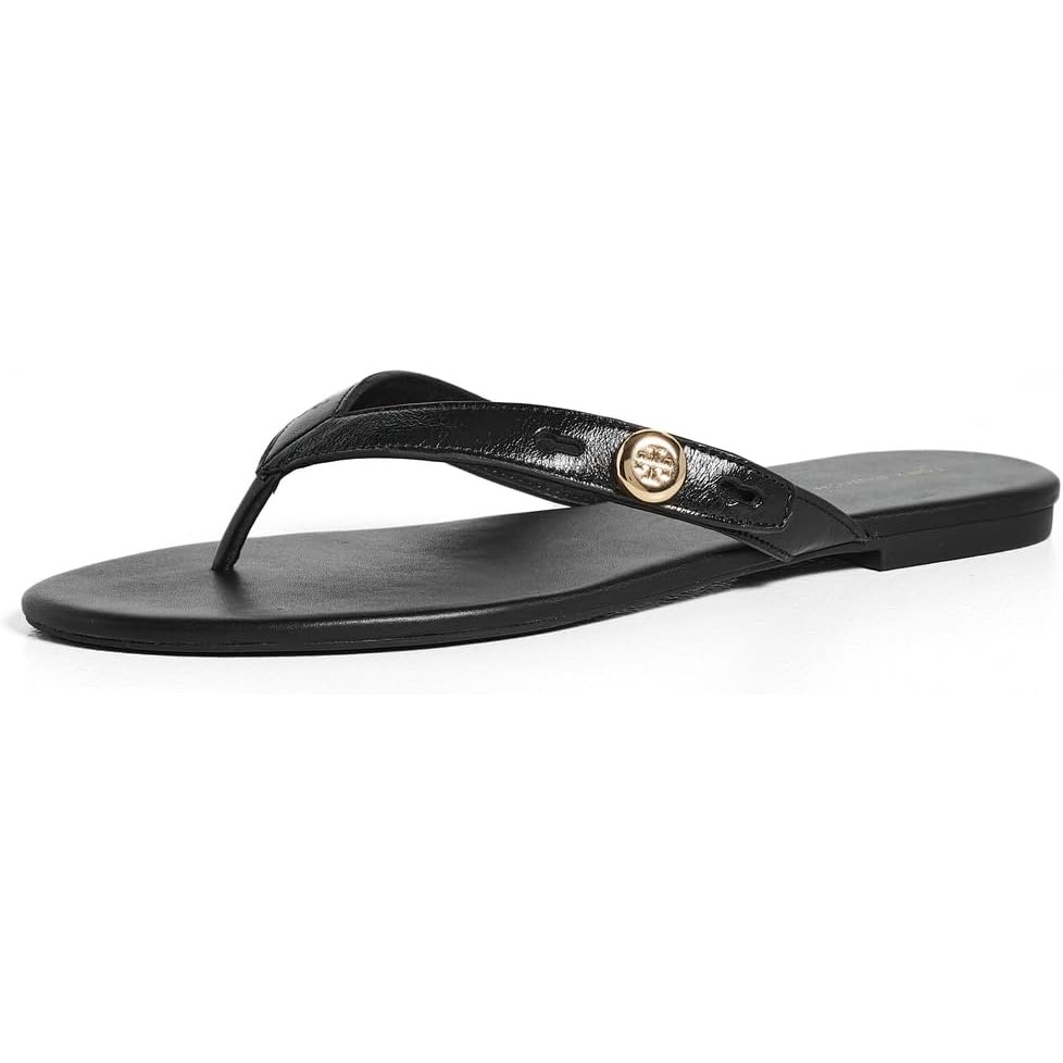 image:imageTory Burch Womens Romy Flip FlopsPerfect Black