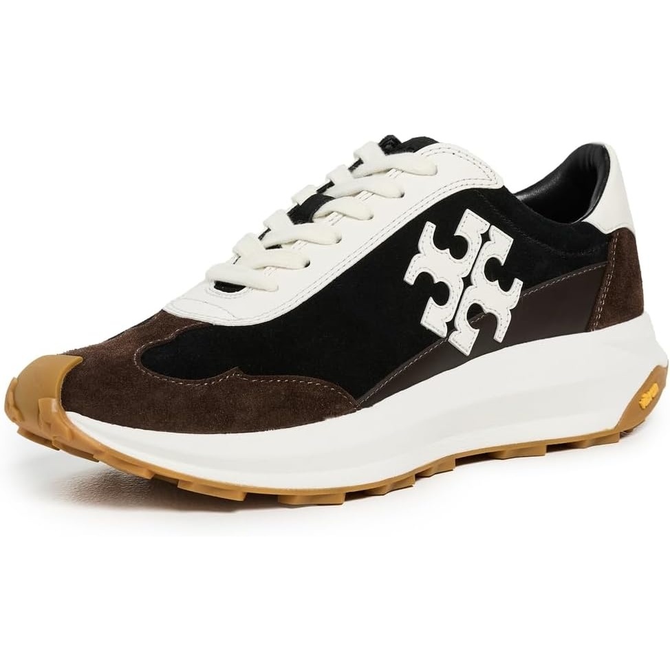 image:imageTory Burch Womens Tory TrainersPerfect BlackBlancCocoa