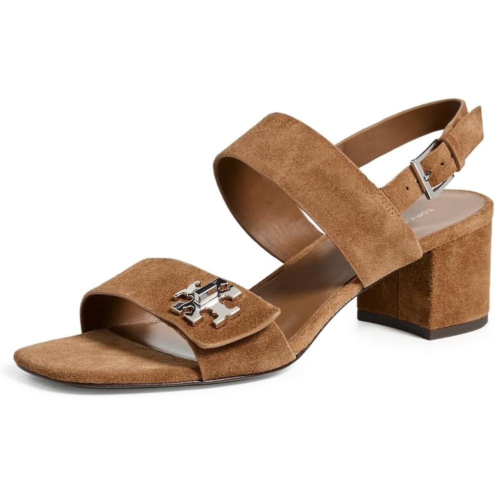image:imageTory Burch Womens Turnlock Heel SandalsToffee