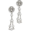 image:imageTory Burch Womens Moondance Pearl and Chain EarringsTory SilverPearlCrystal