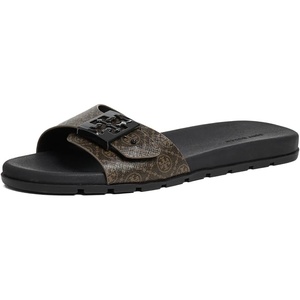 Tory Burch Women’s Buckle Slides(T Mono French Press/French Press)