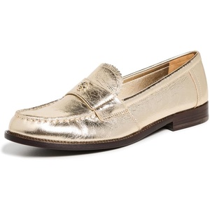 Tory Burch Women’s Classic Loafers(Spark Gold/Platino)