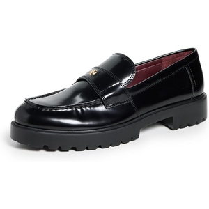 Tory Burch Women’s Classic Lug Loafers(Perfect Black)