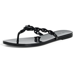 Tory Burch Women’s Gemini Link Jelly Sandals(Black)
