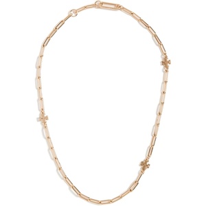 Tory Burch Women’s Good Luck Chain Necklace(Tory Gold)
