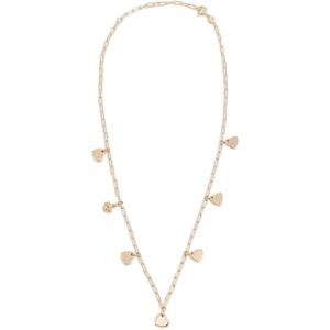 Tory Burch Women’s Good Luck Heart Necklace(Tory Gold)