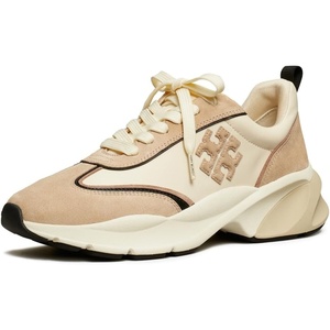 Tory Burch Women’s Good Luck Trainers(French Pearl/Light Khaki)
