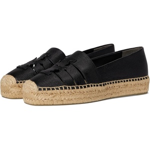 Tory Burch Womens INES Multi Strap Platform Espadrille(Perfect Black)