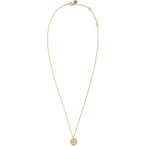Tory Burch Women’s Icon Circle Pendant Necklace(Gold)